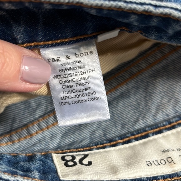 Rag & Bone Clean Peony Dre Low Rise Short Size 28 NWT - Picture 8 of 14